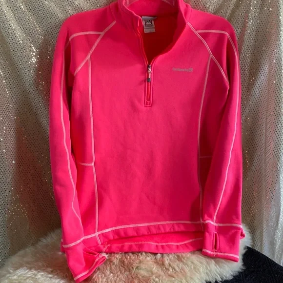 Avalanche hot pink neon pink 1/4 zip fleece lined L - Picture 1 of 11